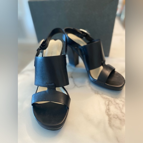 Via Spiga Ibiza Black Calf 7.5 M Heels Nordstrom - Picture 7 of 16
